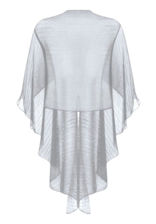 Glitter lurex stola Grijs/Silver - Dresses Boutique B.V.