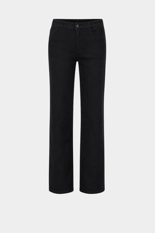 Goldie - Classic Wide - Leg Stretch Jeans Black - Dresses Boutique B.V.