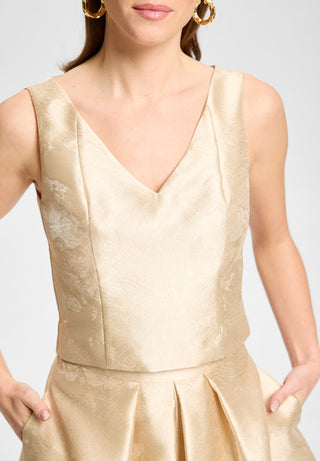 Jacquardv-necktop_ChampagneBeige_5