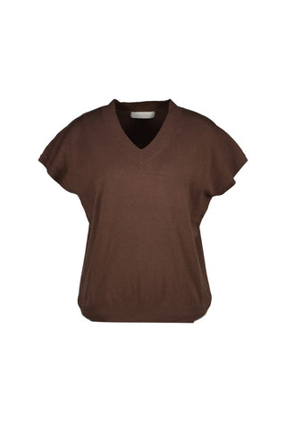 Kampala knit top Choco - Dresses Boutique B.V.