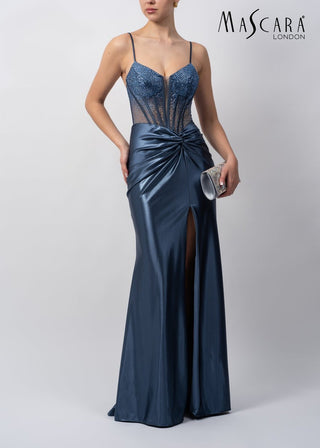 Kirana dress Airforce - Dresses Boutique B.V.