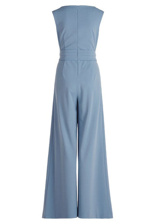 Lara jumpsuit Light steel blue - Dresses Boutique B.V.