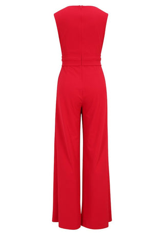 Lara jumpsuit Red Rose - Dresses Boutique B.V.