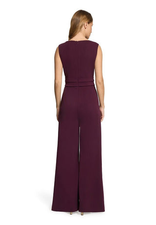 Lara jumpsuit Strong Aubergine - Dresses Boutique B.V.