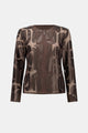 Leatherette And Mesh Embroidered Jacket - Dresses Boutique B.V.