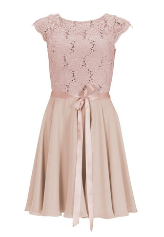 Liliana dress Peach blush - Dresses Boutique B.V.