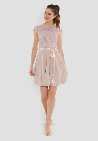 Liliana dress Peach blush - Dresses Boutique B.V.