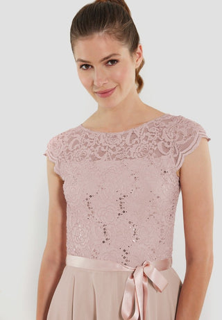 Liliana dress Peach blush - Dresses Boutique B.V.