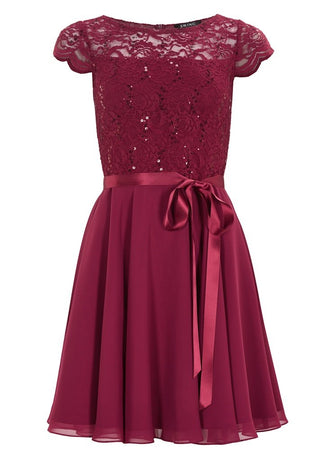 Liliana dress Ruby red - Dresses Boutique B.V.