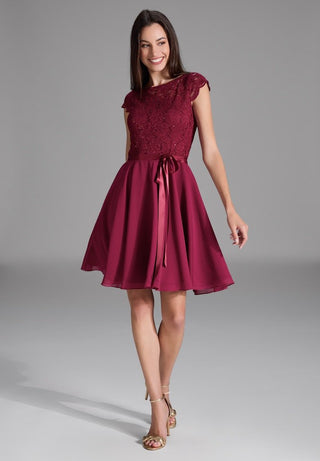 Liliana dress Ruby red - Dresses Boutique B.V.