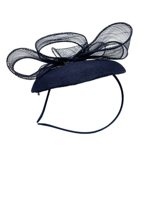 Luna fascinator Navy - Dresses Boutique B.V.