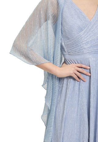 Lurex stola White / Blue - Dresses Boutique B.V.