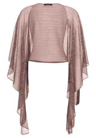 Lurex stola White / Pink - Dresses Boutique B.V.