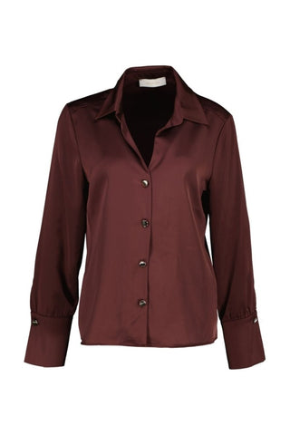Maracaibo blouse Burgundy - Dresses Boutique B.V.