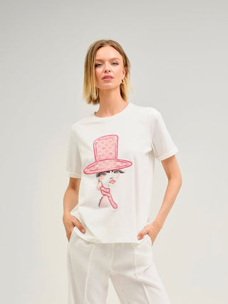 Melanie cotton tshirt - Dresses Boutique B.V.