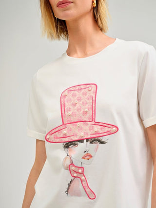 Melanie cotton tshirt - Dresses Boutique B.V.