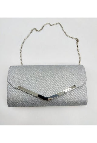 Meloni clutch Silver - Dresses Boutique B.V.