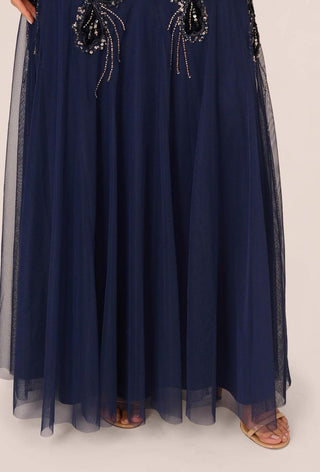 Mesh velvet dress - Dresses Boutique B.V.