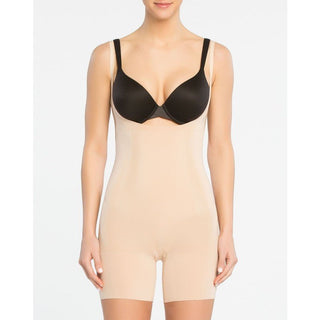 Mid thigh Bodysuit Soft Nude - Dresses Boutique B.V.