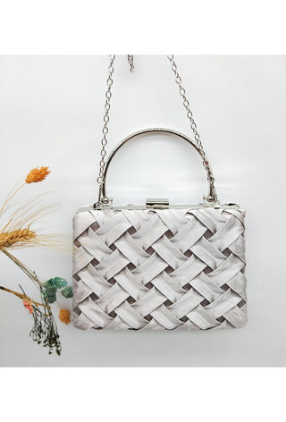 Mirella special clutch Silver - Dresses Boutique B.V.
