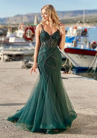 Missi dress 0802 Botanical green - Dresses Boutique B.V.