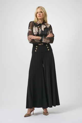 Moss Crepe Knit Flared Pants - Dresses Boutique B.V.