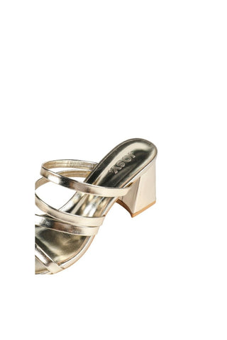 Mule pump Gold - Dresses Boutique B.V.