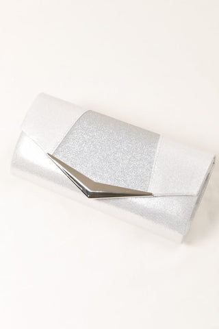 Nani clutch Silver - Dresses Boutique B.V.