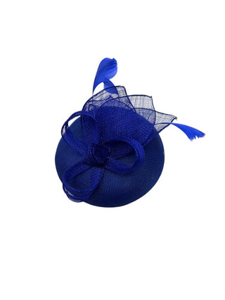 Nila fascinator Royal Blue - Dresses Boutique B.V.
