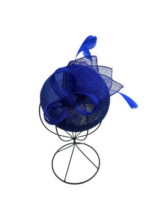 Nila fascinator Royal Blue - Dresses Boutique B.V.