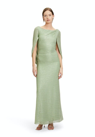 Ninal dress Green Silver - Dresses Boutique B.V.
