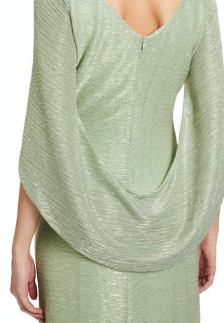 Ninal dress Green Silver - Dresses Boutique B.V.