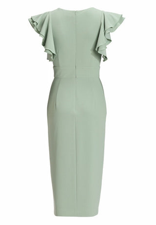 Nitalie dress Pistachio Green - Dresses Boutique B.V.