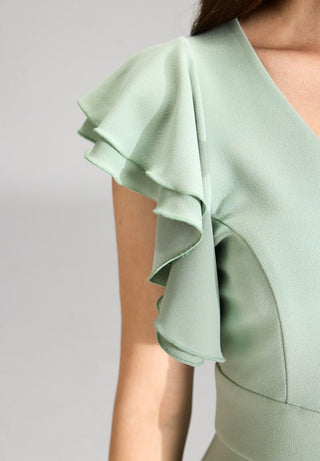 Nitalie dress Pistachio Green - Dresses Boutique B.V.