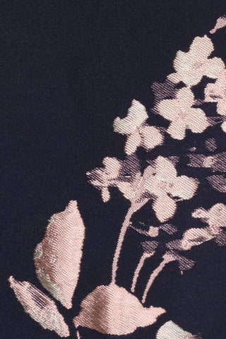 Off Shoulder Metallic Floral Jacquard Gown - Dresses Boutique B.V.