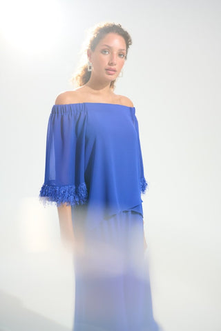 Off Shoulder Trapeze Top - Dresses Boutique B.V.
