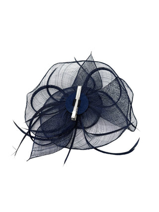 Olan fascinator Navy - Dresses Boutique B.V.