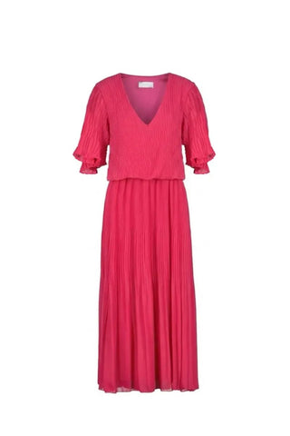Polly SS dress Fuchsia - Dresses Boutique B.V.