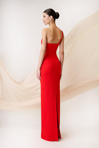 Red flow dress - Dresses Boutique B.V.
