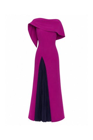 Rianiaplissedress_Fuchsia_1