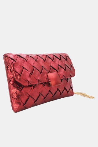 Ricci clutch Burgundy - Dresses Boutique B.V.