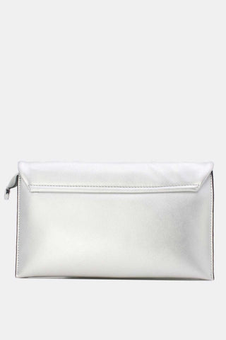 Ricci clutch Silver - Dresses Boutique B.V.
