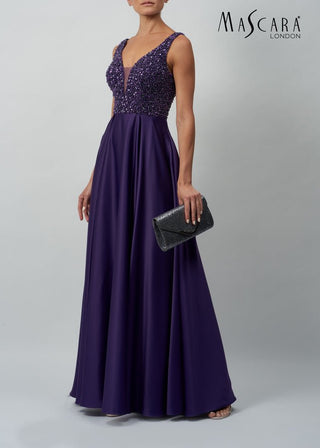 Rinelda dress Aubergine - Dresses Boutique B.V.