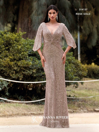 Rivva dress Rose Gold - Dresses Boutique B.V.