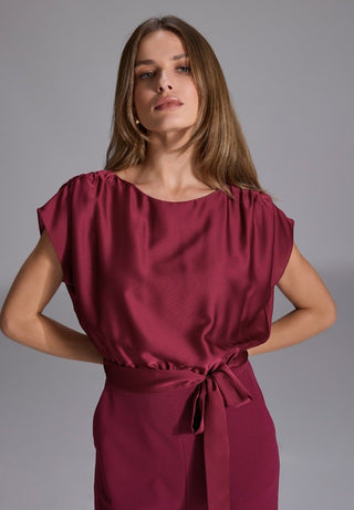 Sanni jumpsuit Ruby red - Dresses Boutique B.V.