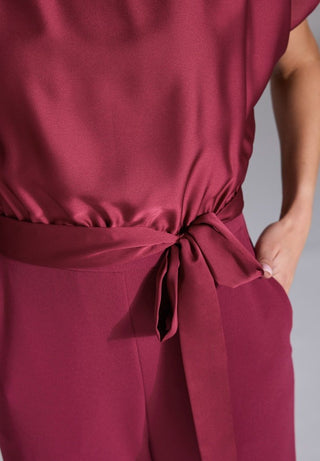 Sanni jumpsuit Ruby red - Dresses Boutique B.V.