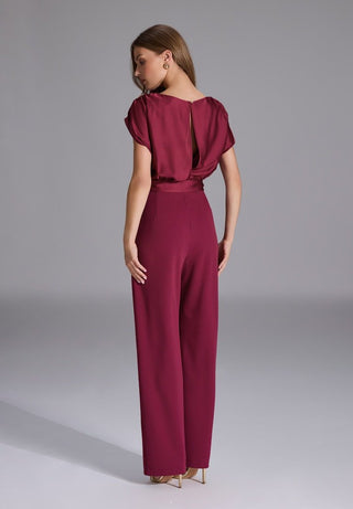 Sanni jumpsuit Ruby red - Dresses Boutique B.V.