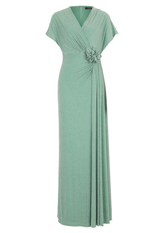 Sanielle dress Green Silver - Dresses Boutique B.V.