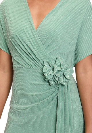 Sanielle dress Green Silver - Dresses Boutique B.V.