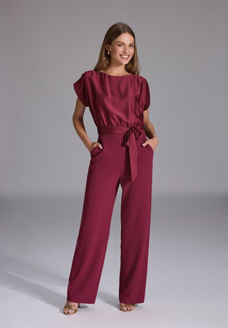 Sanni jumpsuit Ruby red - Dresses Boutique B.V.